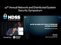 NDSS 2020 BLAZE Blazing Fast Privacy-Preserving Machine Learning