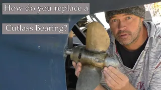 How to replace a cutlass bearing!  Sailing Hiraya Ep: 8