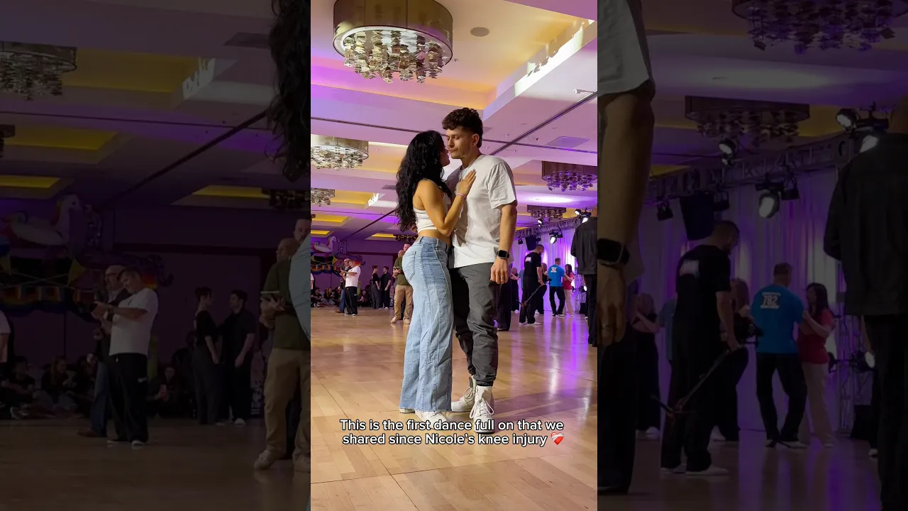 first dance full on that we shared since Nicole’s knee injury ❤️‍🩹