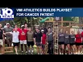 VMI Athletics builds playset for 1-year-old battling Leukemia
