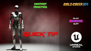 UE5 WIDGET QUICK TIP