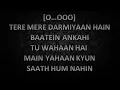 Tere Mere | Armaan Malik | Original high quality Karaoke with lyrics