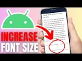 How To Increase Font Size On Android - Quick Guide