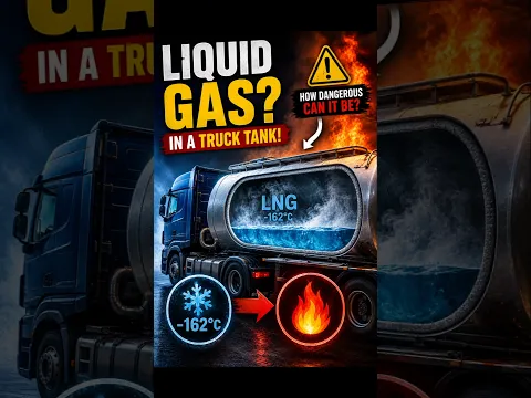Why Is This LNG Truck “Smoking”? 😳 By Dilchasp Facts
