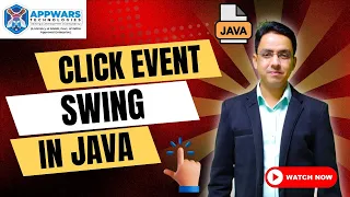 Click Event in Java Swing Java Swing Tutorial for Beginners Appwars Technologies