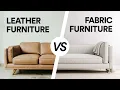 Leather Vs Fabric Quick Furniture Guide