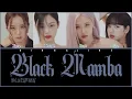 Lagu How Would BLACKPINK sing 'BLACK MAMBA' by AESPA(Color Lyrics Eng/Rom/Han)(FANMADE)