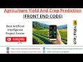 Agriculture Yield And Crop Prediction Front End Code-Mifratech