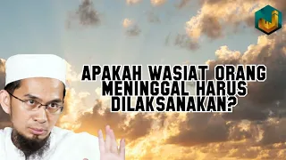 Download Apakah WASIAT harus dilakukan oleh keluarga Bagaimana Islam melihat wasiat | Ust. Adi Hidayat MP3