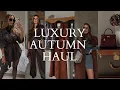 Luxury Autumn Haul HOBBS Fabrique more Autumn try on styling inspo