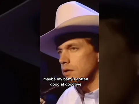 “Maybe my baby’s gotten good at goodbye...” 🎶#CountryMusic #GeorgeStrait #BabysGottenGoodAtGoodbye