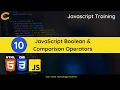 Javascript Boolean Operators Comparison Operators