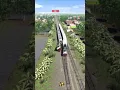 Kereta Api Panjang CC 206 VS CC 203 Tabrakan Rebutan Rel #keretaapi #train #railway