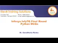 Infosys InfyTQ Final Round Python MCQs Explanation with Examples-