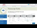 CSU Application Transcript Entry - Course Entry