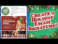 Free Christmas Email Signature Generator for Gmail 2025 Tutorial
