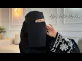 Download Lagu Hijab With Saudi Niqab💕|| Dailywear Hijab Tutorial With Niqab✨|| Full Coverage Hijab Style