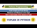 Python Data Structures Tuples Part 2