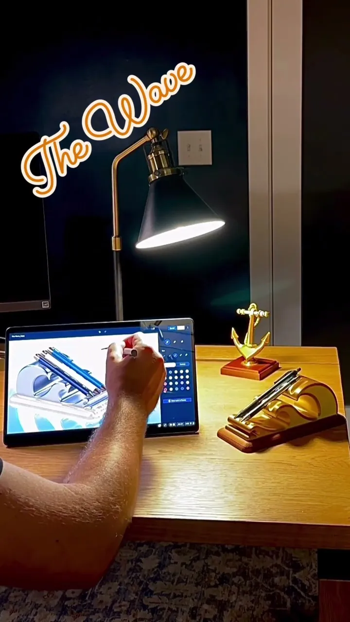 The Wave ~ Pen Holder & Desktop Organizer