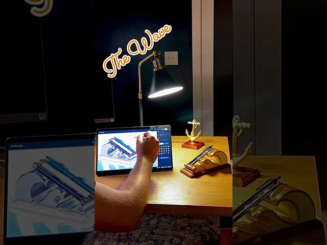 The Wave ~ Pen Holder & Desktop Organizer video thumbnail
