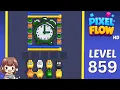 Pixel Flow Level 859 Solution Walkthrough