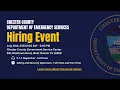 Chester County Department of Emergency Services is Hiring