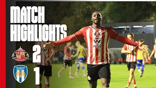 abdullahi at the double sunderland afc u21s 2 1 colchester united u21s pl cup highlights