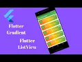 Flutter-Gradient and ListView