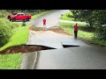 Flooding leads to road closures trees down sinkhole in Hall County