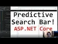 Programming a Predictive Search Bar in ASP NET Core - N-Gram language Model technique