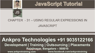 JavaScript for beginners - Chapter 31