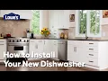 How to Install Your New Dishwasher Guide