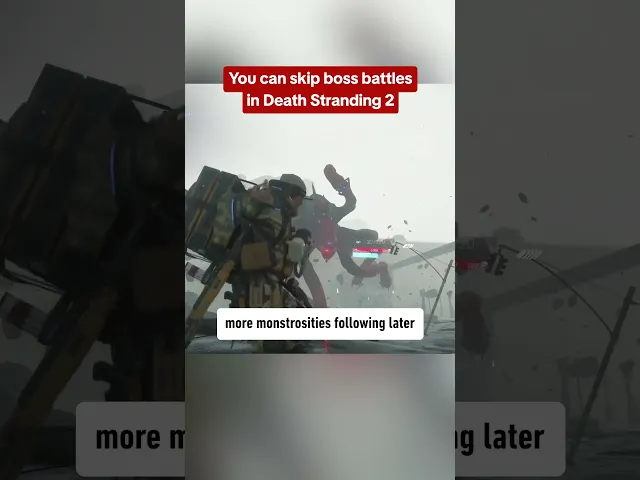 Death Stranding 2 has a Skip Boss button #ignsummerofgaming