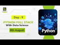 Python Full Stack with Data Science AI Day - 9 August 2025 FirstBit Solutions
