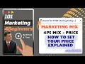 Marketing Mix 4Ps Top 9 FACTORS to consider when setting the SELLING PRICE Explained