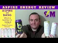 Aspire Energy Drink and Bang Energy Drink Which is healthier for YOU