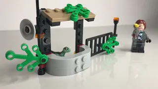 Lego Magazine Gift -  Jurassic World: Rainn Delacourt with Raptor