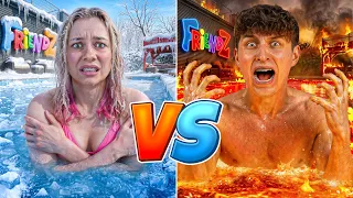 Lodowaty 🥶 vs 👹 Piekielny Basen!
