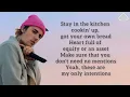 JUSTIN BIEBER - Intentions Lyrics (feat Quavo)