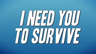 hezekiah walker love fellowship choir i need you to survive lyrics 