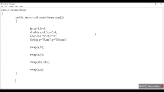 Generic Methods in java Java Generics Tutorial What is Generics in Java