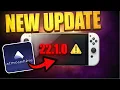 Nintendo Switch 22 1 0 BREAKS Atmosphere - DO NOT UPDATE CFW Warning