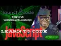Chapter 25 Validation With JavaScript