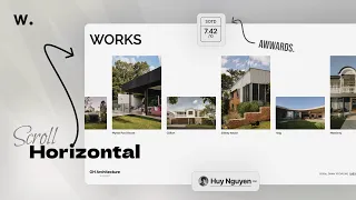 Awwwards-Level Horizontal Scroll Effect GSAP ScrollTrigger