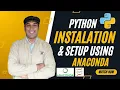 how to install anaconda python and jupyter notebook on windows 10