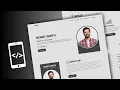 Full Responsive Personal Portfolio Website using HTML CSS JavaScript