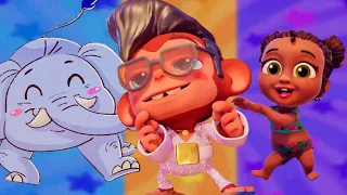 Let's Dance Like An Animal 🦀 + More Animal Songs | Nookaboos