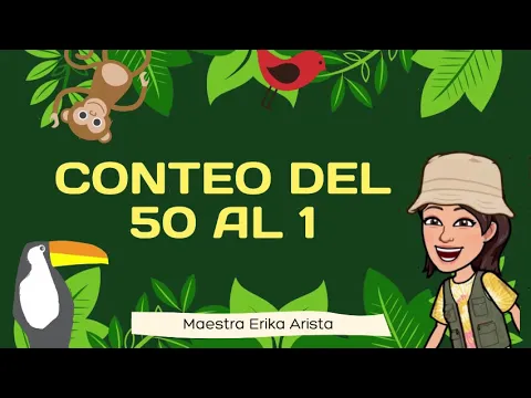 Download MP3 Vamos a contar los números del 50 al 1. 🐵