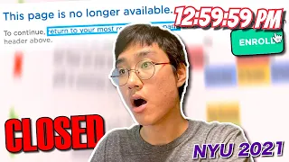 How My Spring Class Registration Actually Went - NYU Freshman 2021