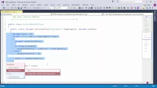 DevExpress CodeRush Extract Method To Type